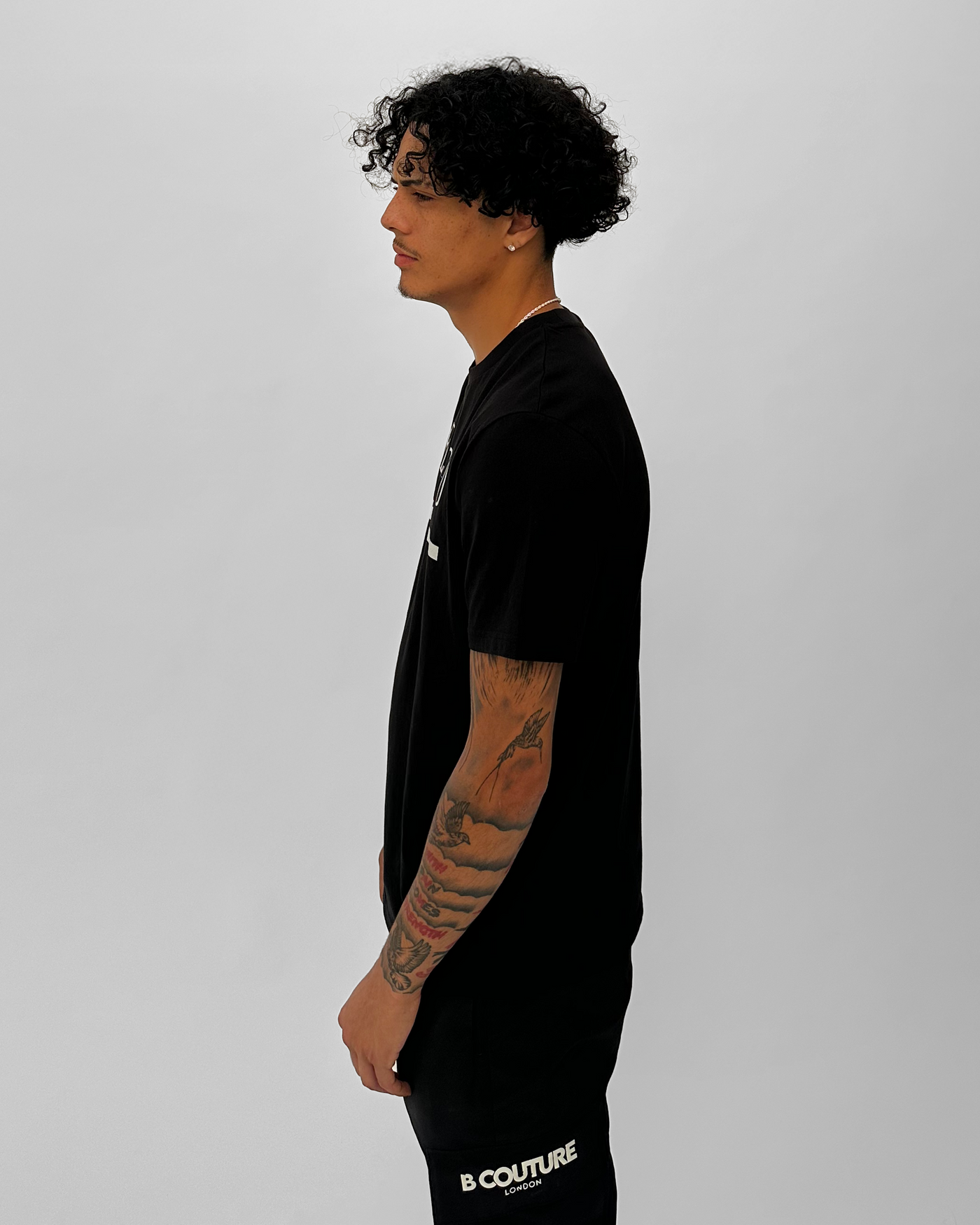 FLACO Milano Crest Tee in Black - FLACO
