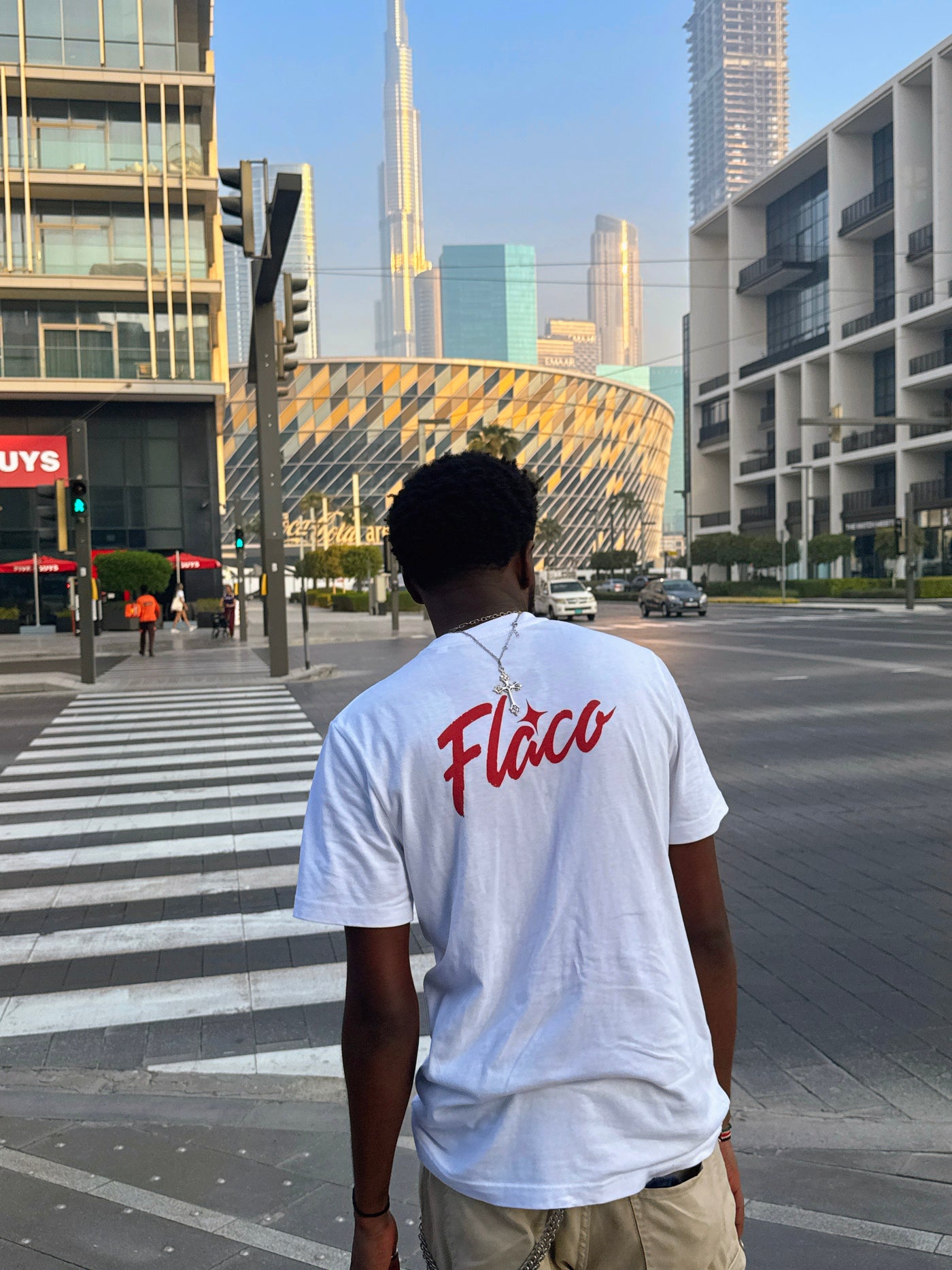 Flaco Milano' Luxury Streetwear T-Shirt – World Tour '25 design
