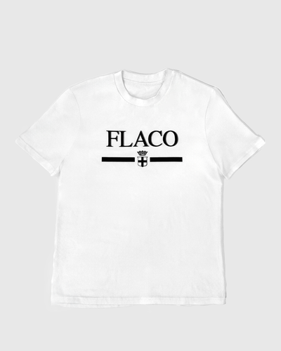 FLACO Milano Crest Tee in White - FLACO