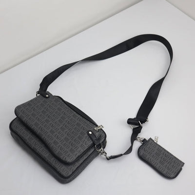 FLACO Grey Messenger Bag