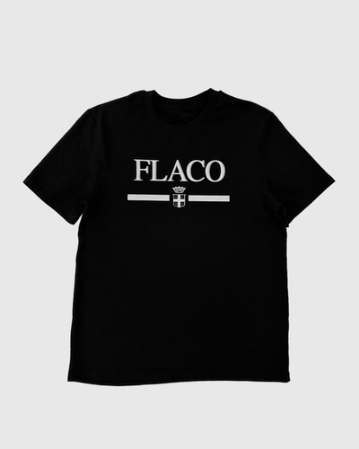 FLACO Milano Crest Tee in Black - FLACO